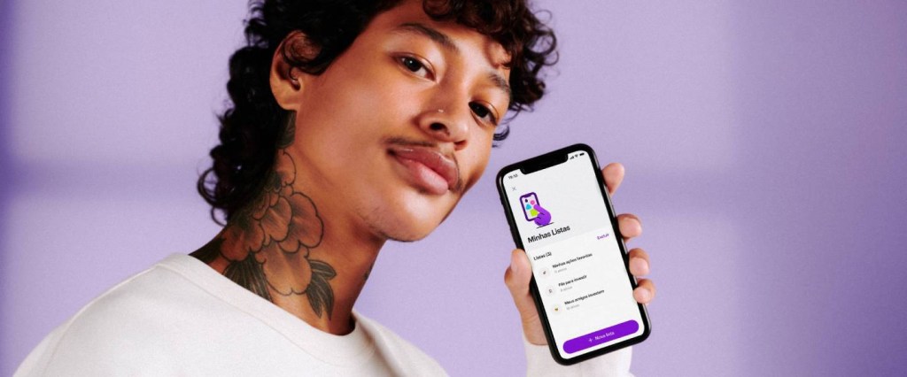 área de favoritos app nubank